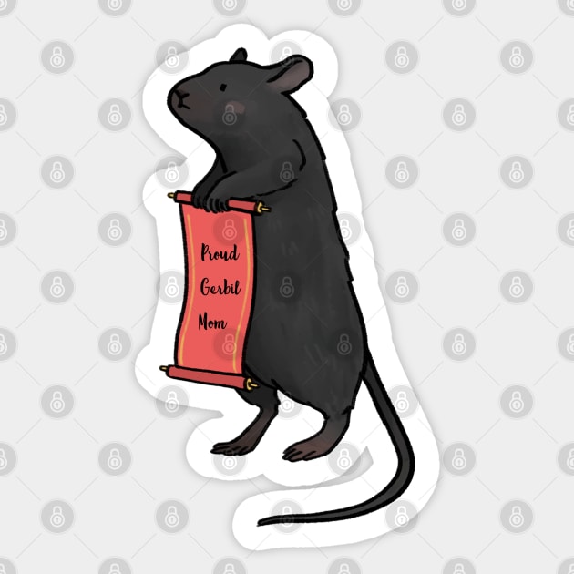 Proud gerbil mom Sticker by ballooonfish